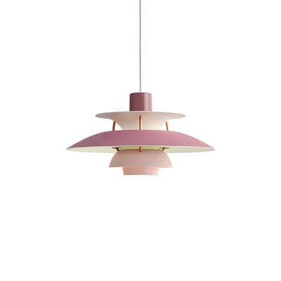 Morandia Nordic Pendant Light -- Aluminum Multi-Color for Dining Room Pink