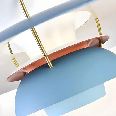 Morandia Nordic Pendant Light -- Aluminum Multi-Color for Dining Room Detail