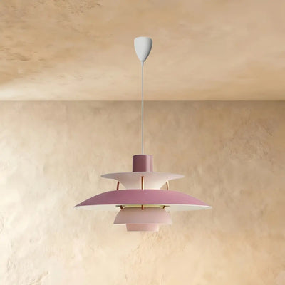 Morandia Nordic Pendant Light -- Aluminum Multi-Color for Dining Room Pink