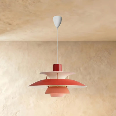 Morandia Nordic Pendant Light -- Aluminum Multi-Color for Dining Room Red