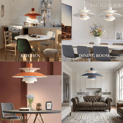 Morandia Nordic Pendant Light -- Aluminum Multi-Color for Indoor