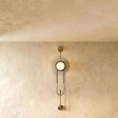 Industrial Pendant Wall Lamp -- Metal Black Brass for Bedroom Living Room Dining Room