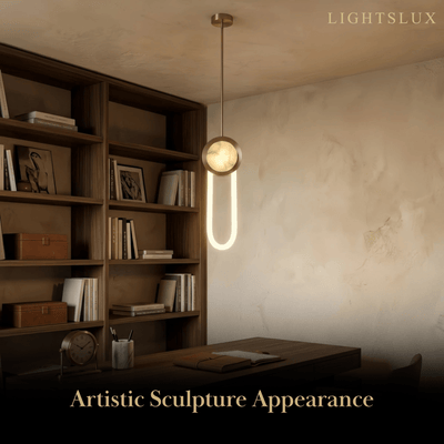 Industrial Pendant Wall Lamp -- Metal Black Brass for Bedroom Living Room