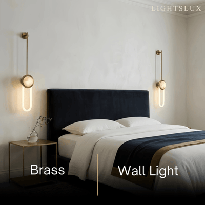 Irondale Industrial Pendant Wall Lamp -- Metal Black Brass for Bedroom Living Room Dining Room