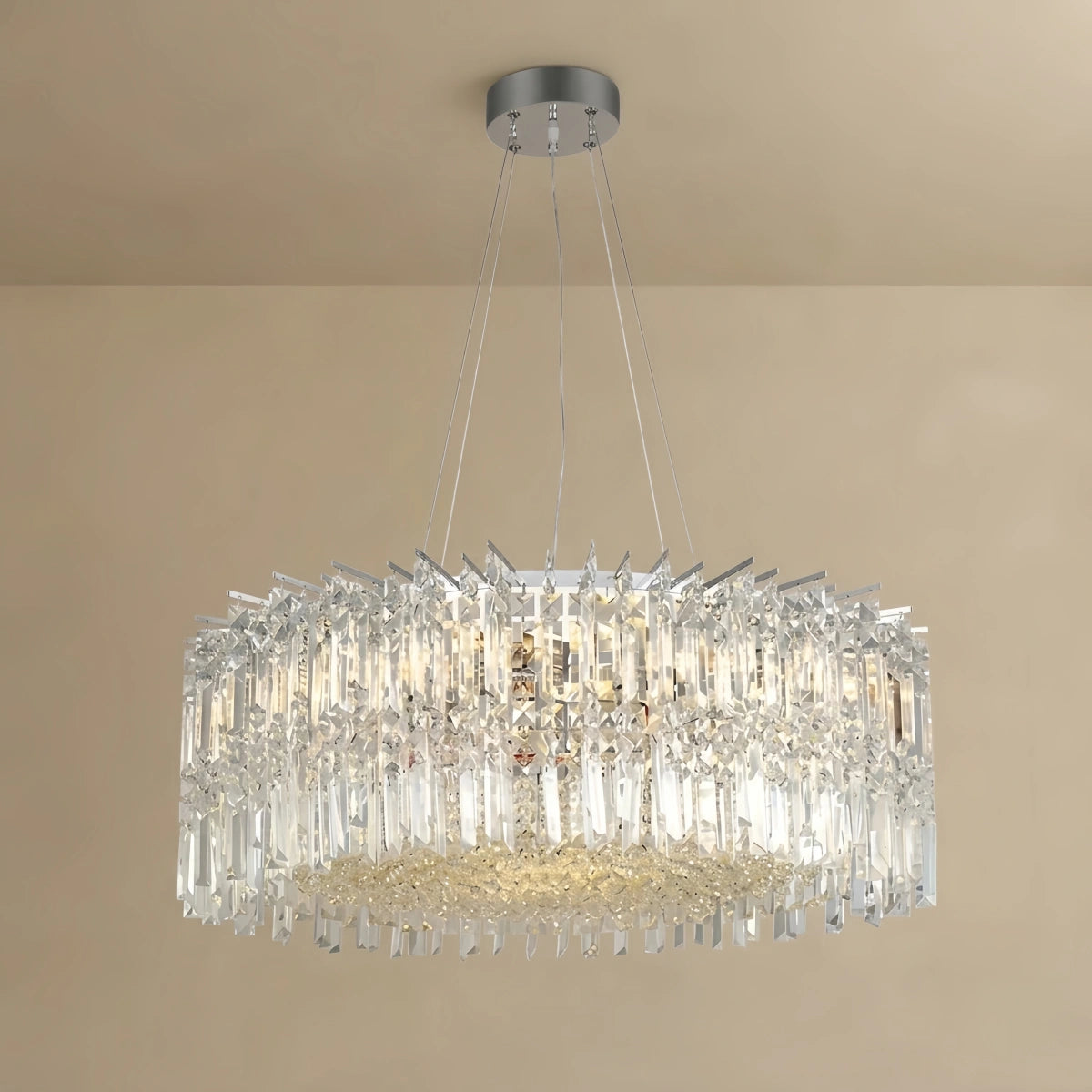 Excelis Luxury Crystal Chandelier --Clear for Living Room