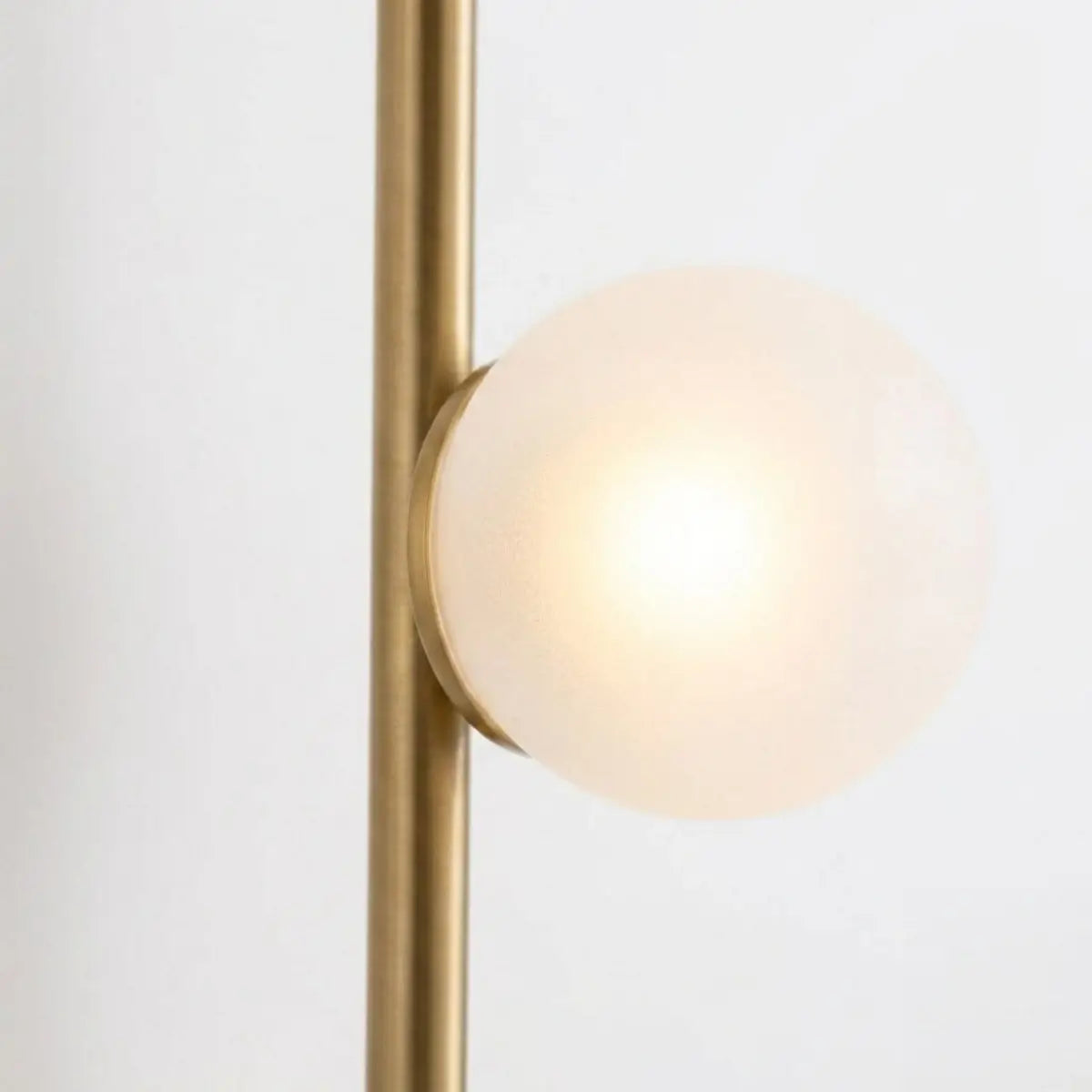 Vetro Minimalist Wall Lamp - Glass Iron - Black Brass for Bedroom Living Room