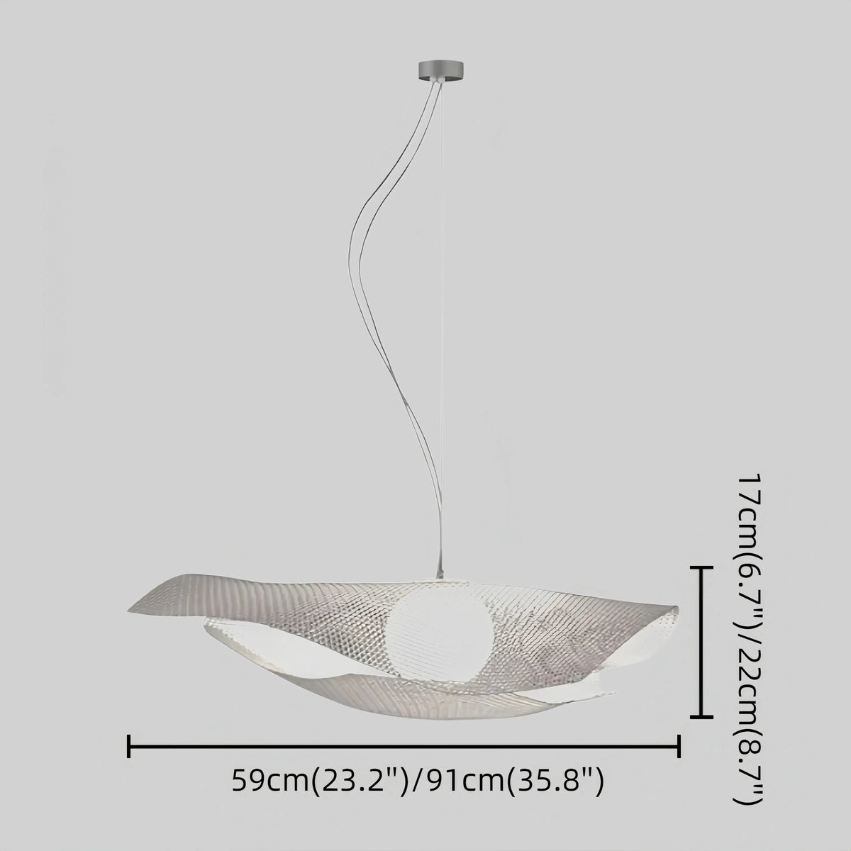 Velora Art Deco Pendant Light - Stainless Steel - 3 Color Temps for Dining Room Study