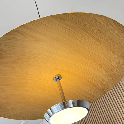  Light - Aluminum Acrylic Iron - Walnut for Living Room