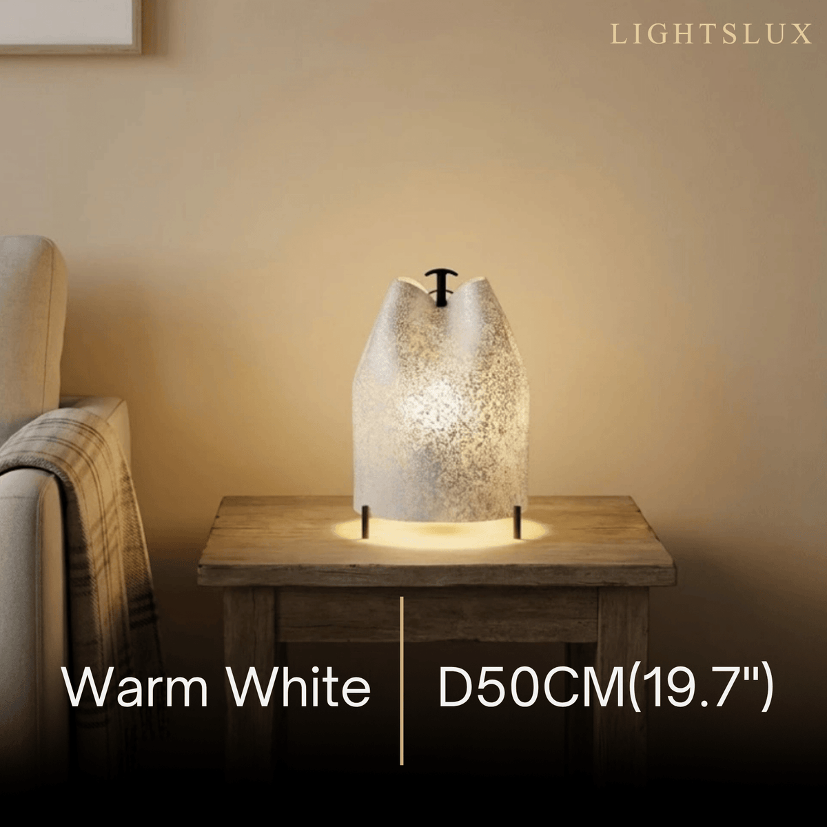 Crema Art Deco Floor Lamp - Iron Frame - 3 Sizes for Living Room