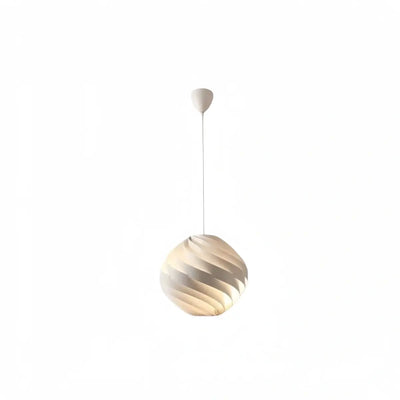 Velora Modern Pendant Light -- Metal White Finish for Living Room