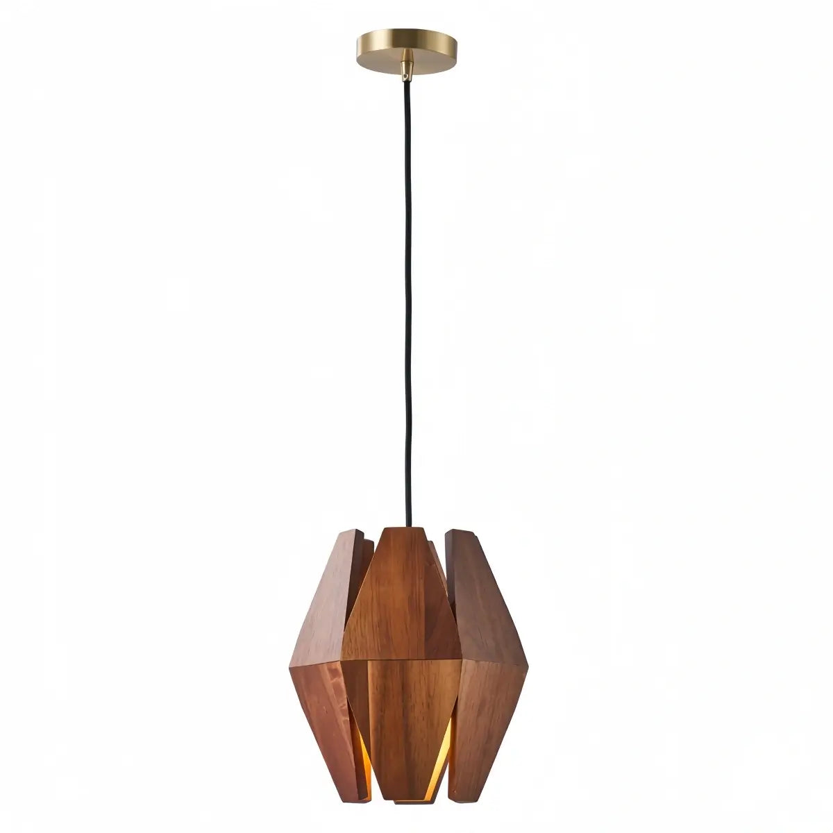 Arcato Vintage Pendant Light Wood - Walnut for Dining Room 