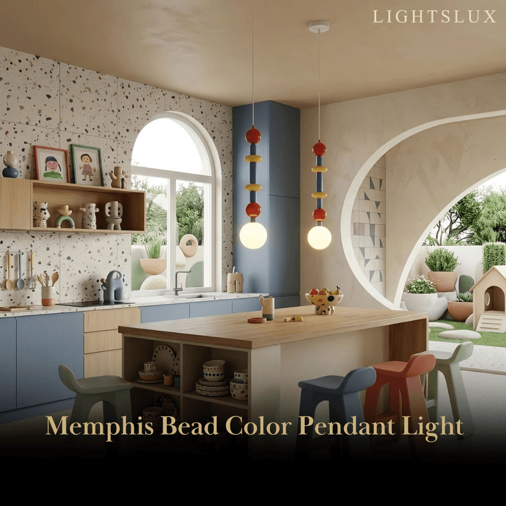 Cartoon Pendant Light – Iron & Acrylic Multicolor for Children's Room
