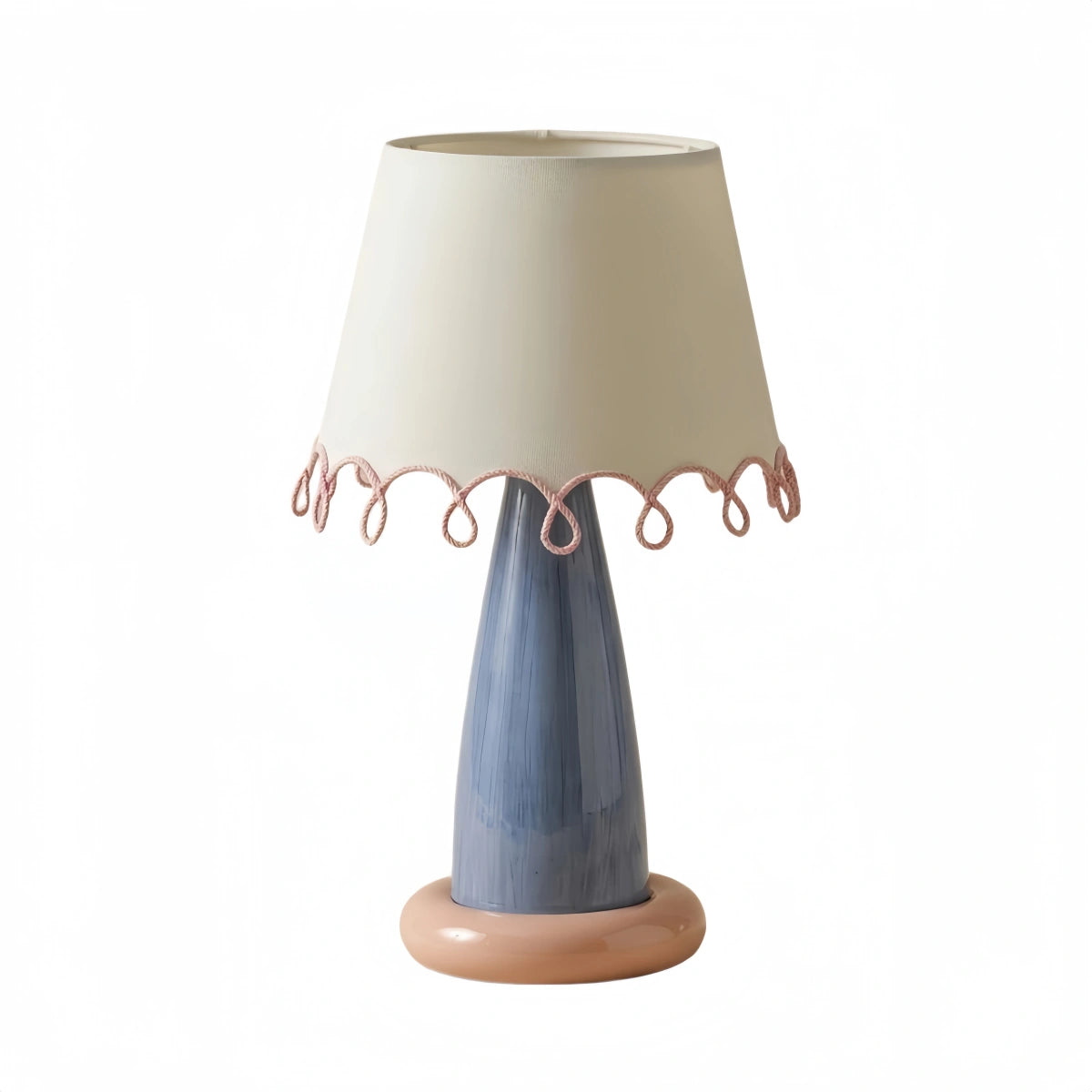 Morandia Nordic Table Lamp--Metal and Fabric for Bedroom
