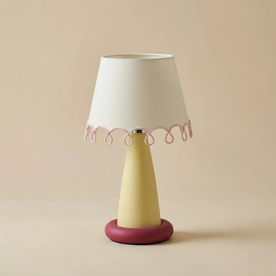 Morandia Nordic Table Lamp--Metal and Fabric for Bedroom