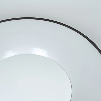 Arcato Modern Flush Mount Ceiling Light – Gold/ Black LED for Living Room