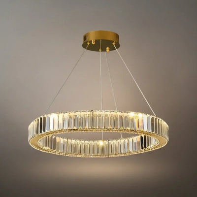 Modern Interlaced Ring Pendant Light 