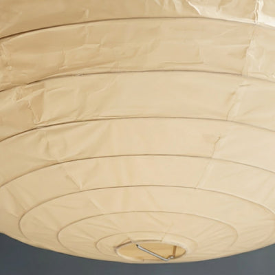 Japanese Washi Pendant Light — Mulberry Paper & Bamboo Frame