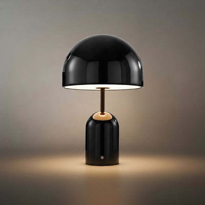 Modern Bell Table Lamp – Metal Dome Desk Light