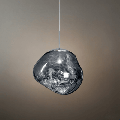 Contemporary Twisted Pendant Lamp — Mirror Finish in 4 Color