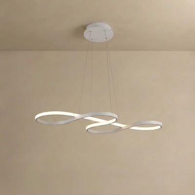 Velora Modern Cross Pendant Light – White Metal/Acrylic for Dining Room