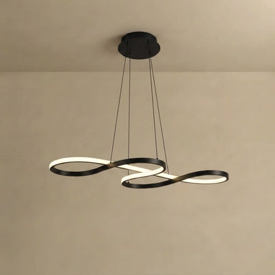Velora Modern Cross Pendant Light – Black  Metal/Acrylic for Dining Room