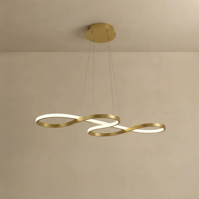 Velora Modern Cross Pendant Light – Gold Metal/Acrylic for Dining Room