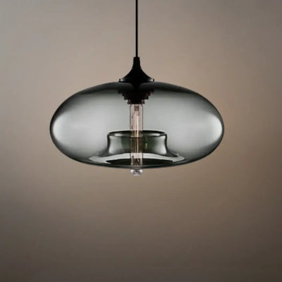 Morandia Modern Glass Pendant Light – Bread-Shaped Kitchen Island Lamp, 5 Colors