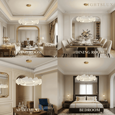 Excelis Modern Metal/Acrylic Chandelier