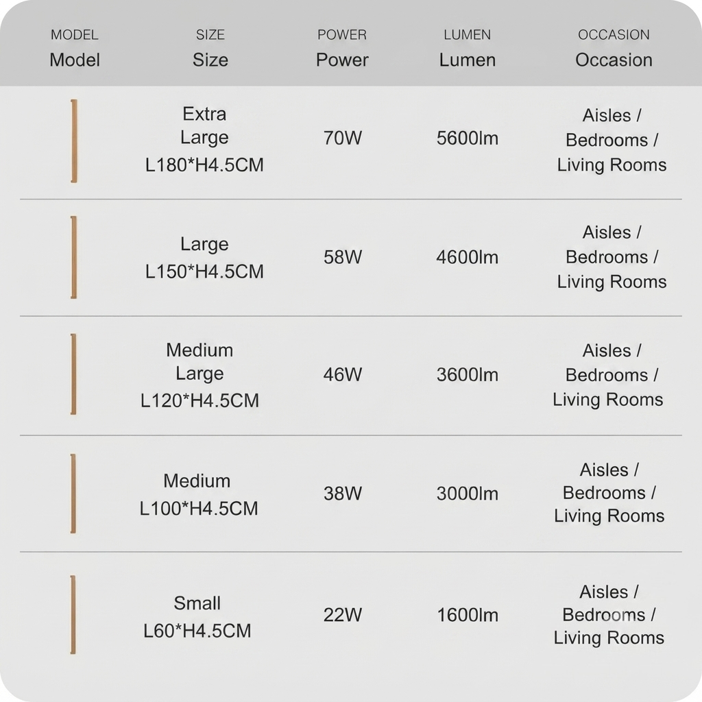 LED Ceiling Light – Walnut/Wood for Living Room