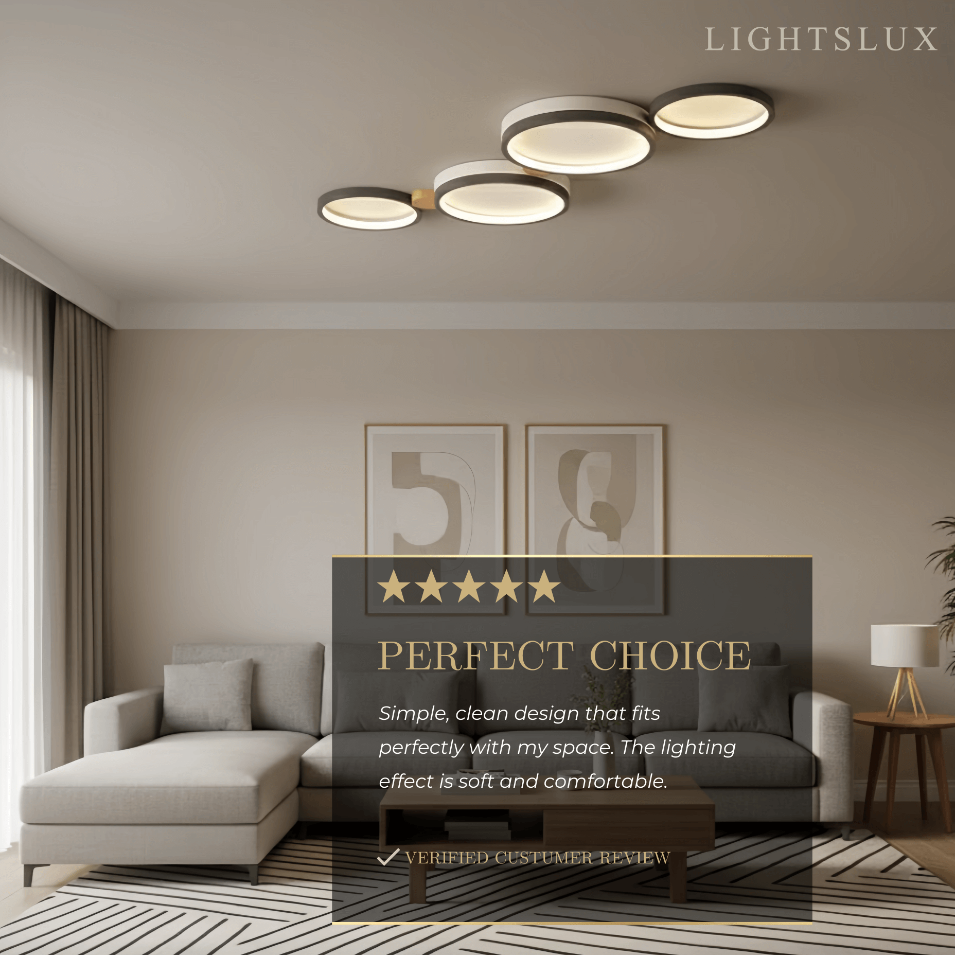  Modern Round Ceiling Light
