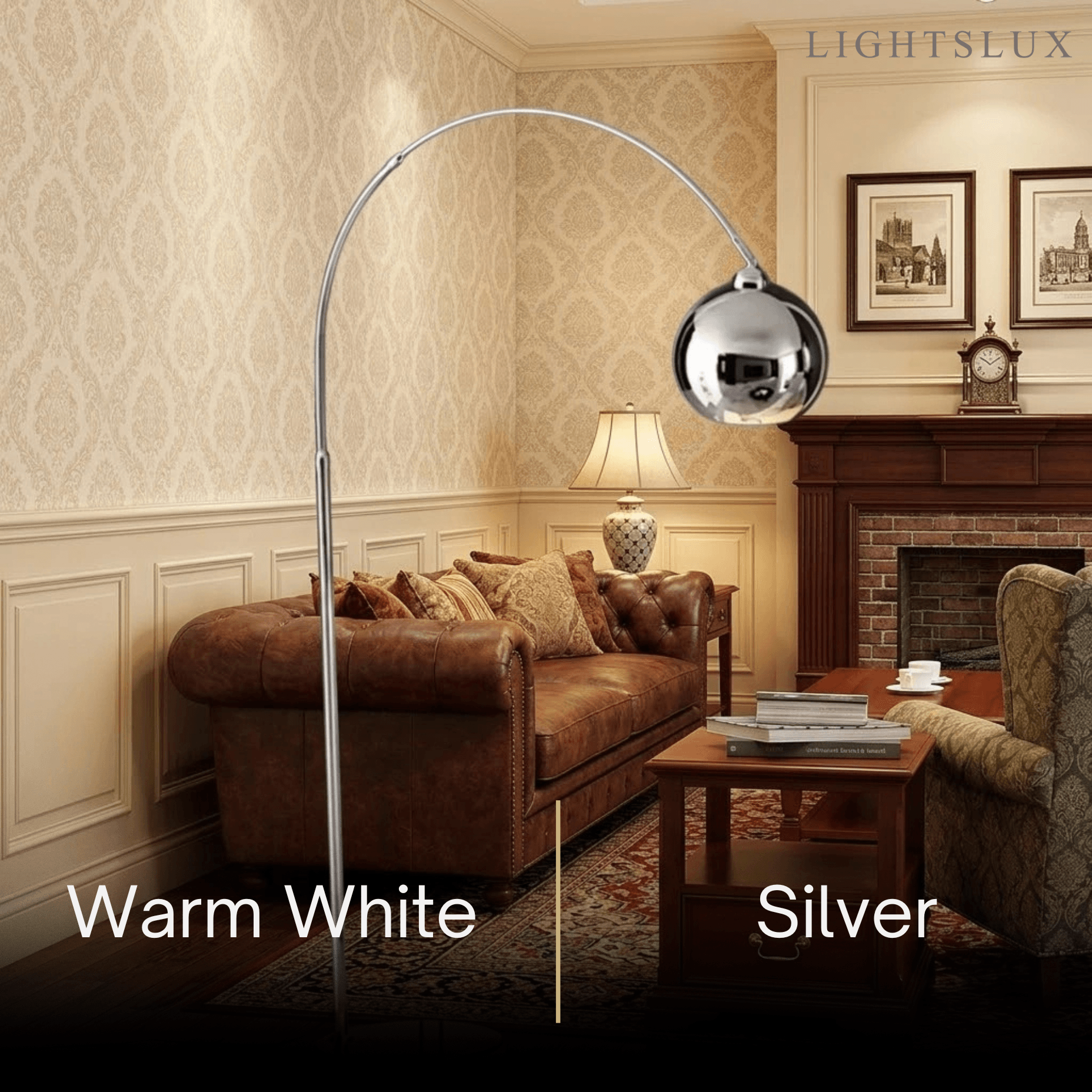 Nordic Floor Lamp - Metal in Black/Blue/Gold/Pink