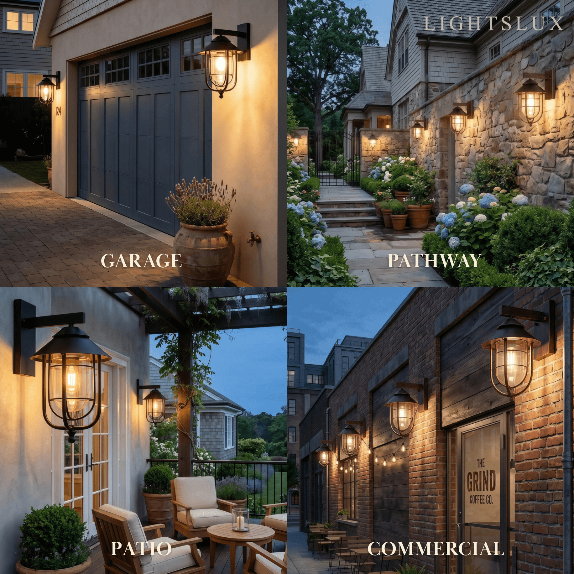 Outdoor Wall Lamp - Waterproof light for Garden