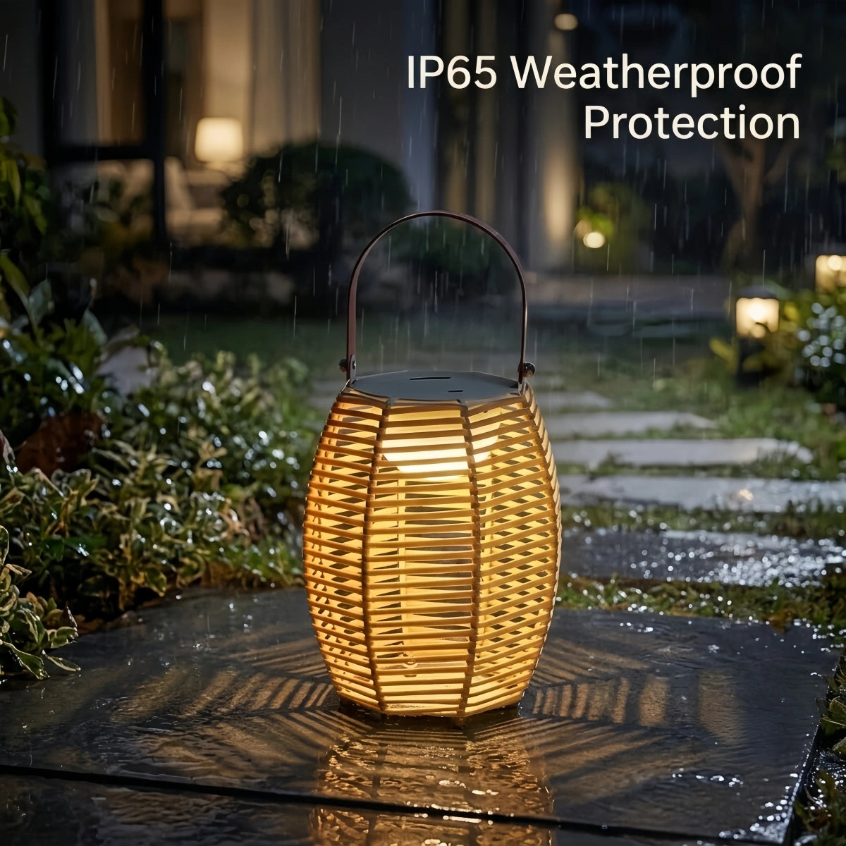 Solara Farmhouse Outdoor Floor Lamp--Aluminum & Fiber for Courtyard