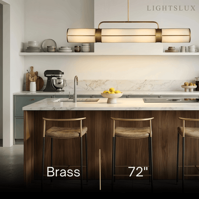 Modern Industrial Linear Pendant Light 