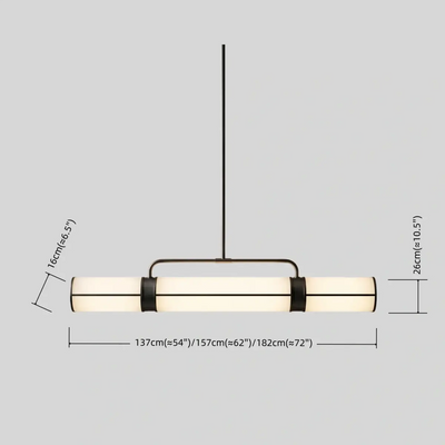 Modern Industrial Linear Pendant Light 