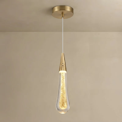 Excelis Modern-Chic Linear Pendant Light -- Milk Acrylic & Metal for Dining Room / Kitchen Island