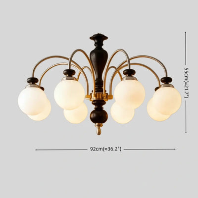 Velora_Classic_Wood_Glass_Chandelier