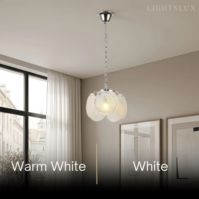 Modern Pendant Light — Hand-Dyed Glass & Metal with Multi-Color