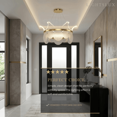 Modern Gold  Chandelier 