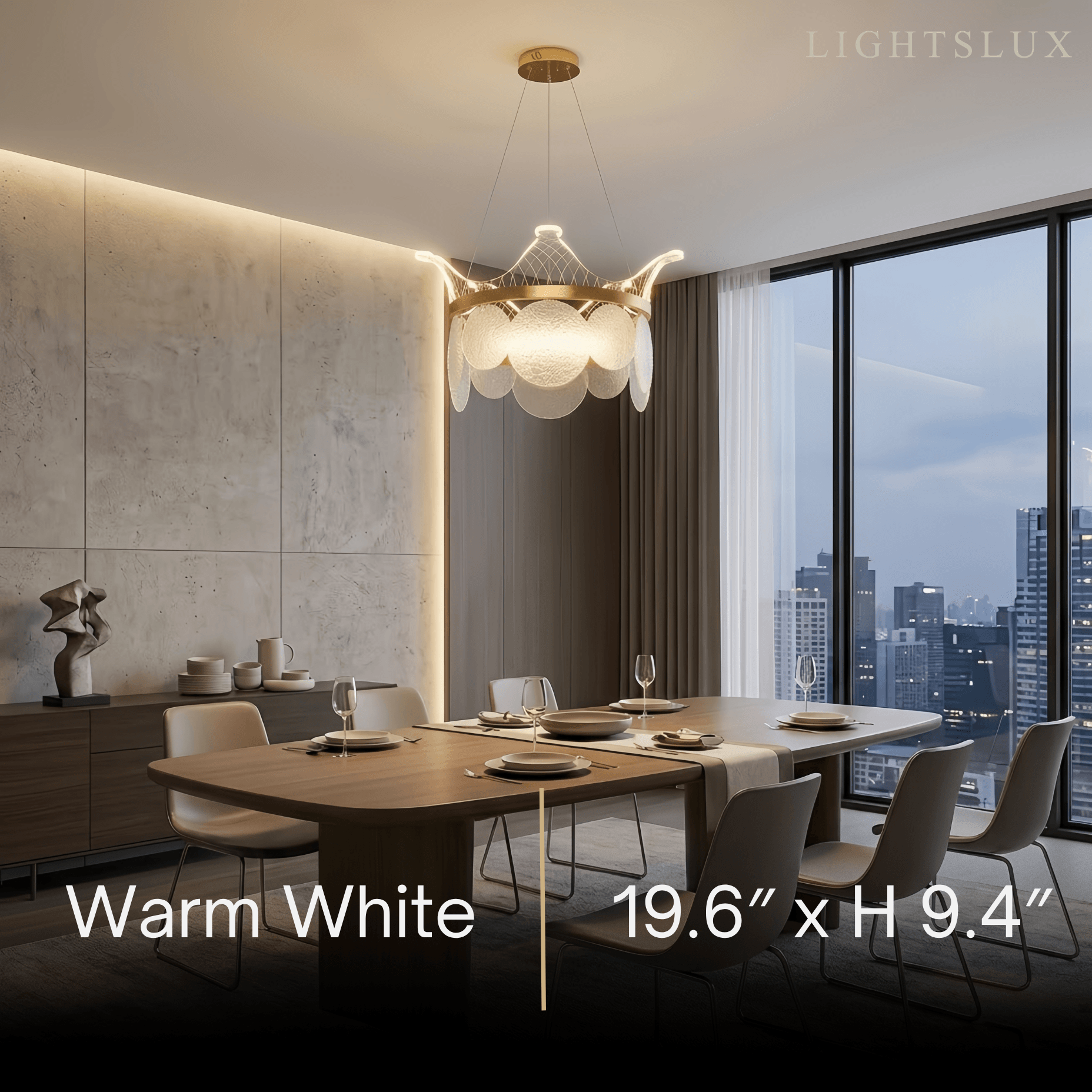 Modern Gold  Chandelier 