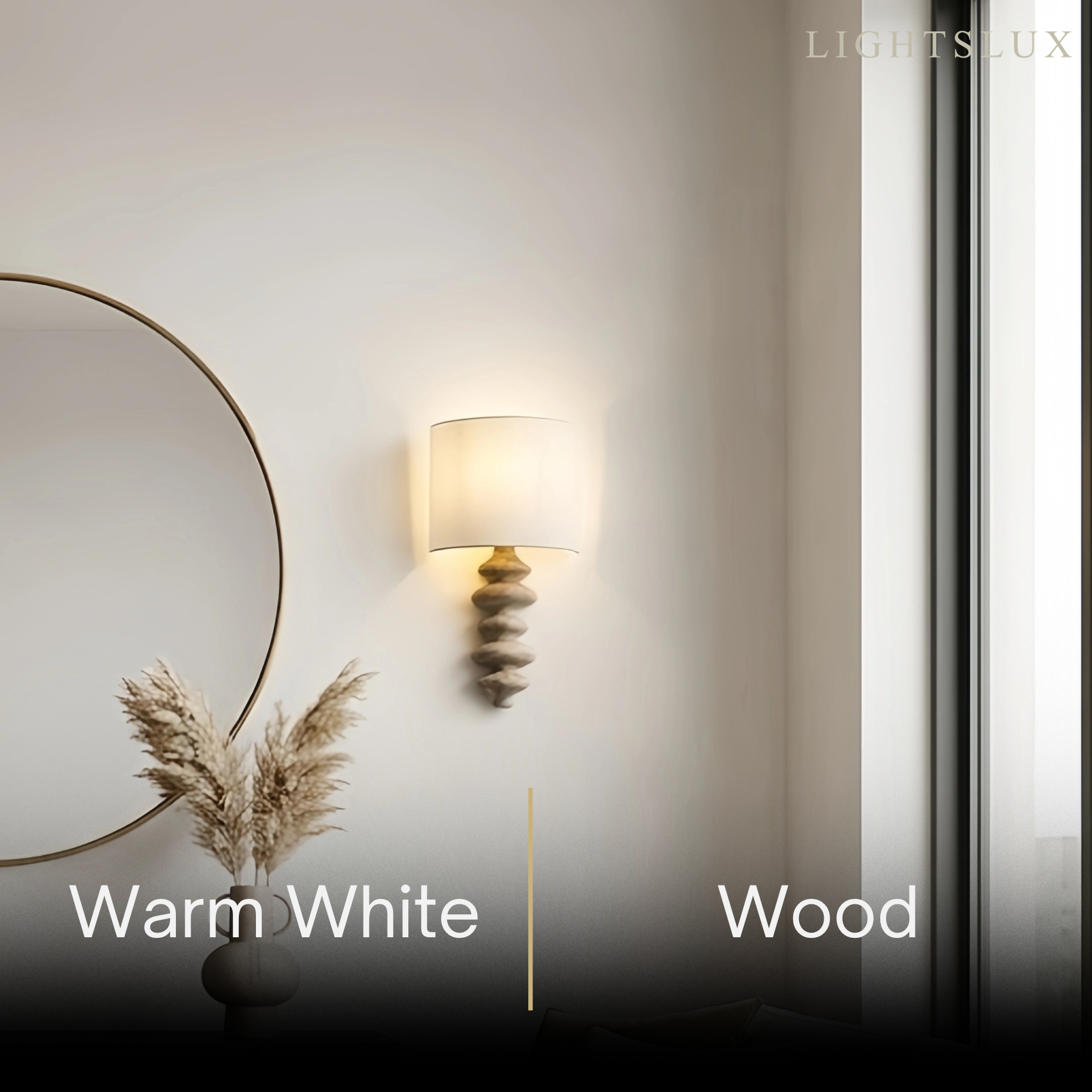  Art Fabric Sconce Wall Lamp 