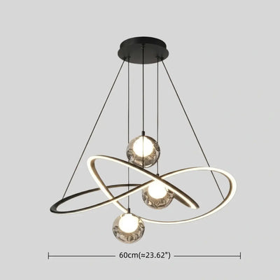 Lunara Minimalist Ring Chandelier