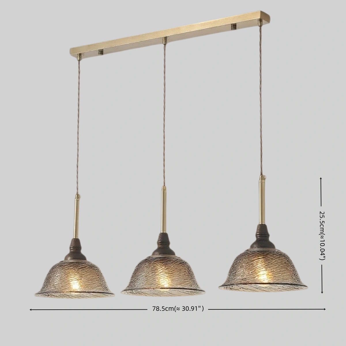Vintage_Pendant_Light_--_Iron_Glass_Walnut_Wood