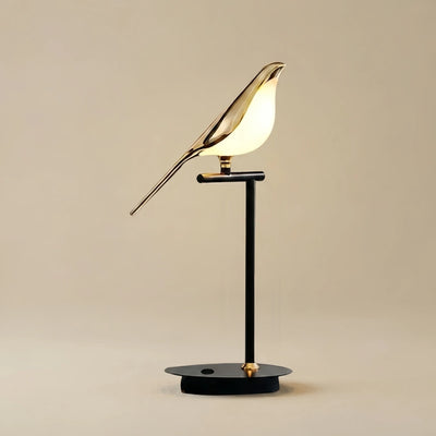  Bird Table Lamp -- Adjustable Black & Gold for Bedroom Living Room