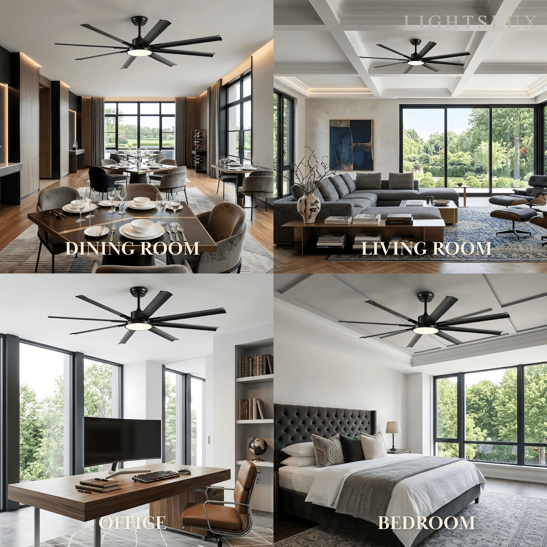 Vivara Minimalist Ceiling Fan Light 