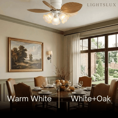 Vivara Modern Low Profile Ceiling Fan Light