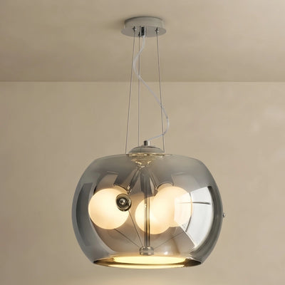 Cylinder Glass Pendant Light -- Clear/Smoked for Dining Room Kitchen