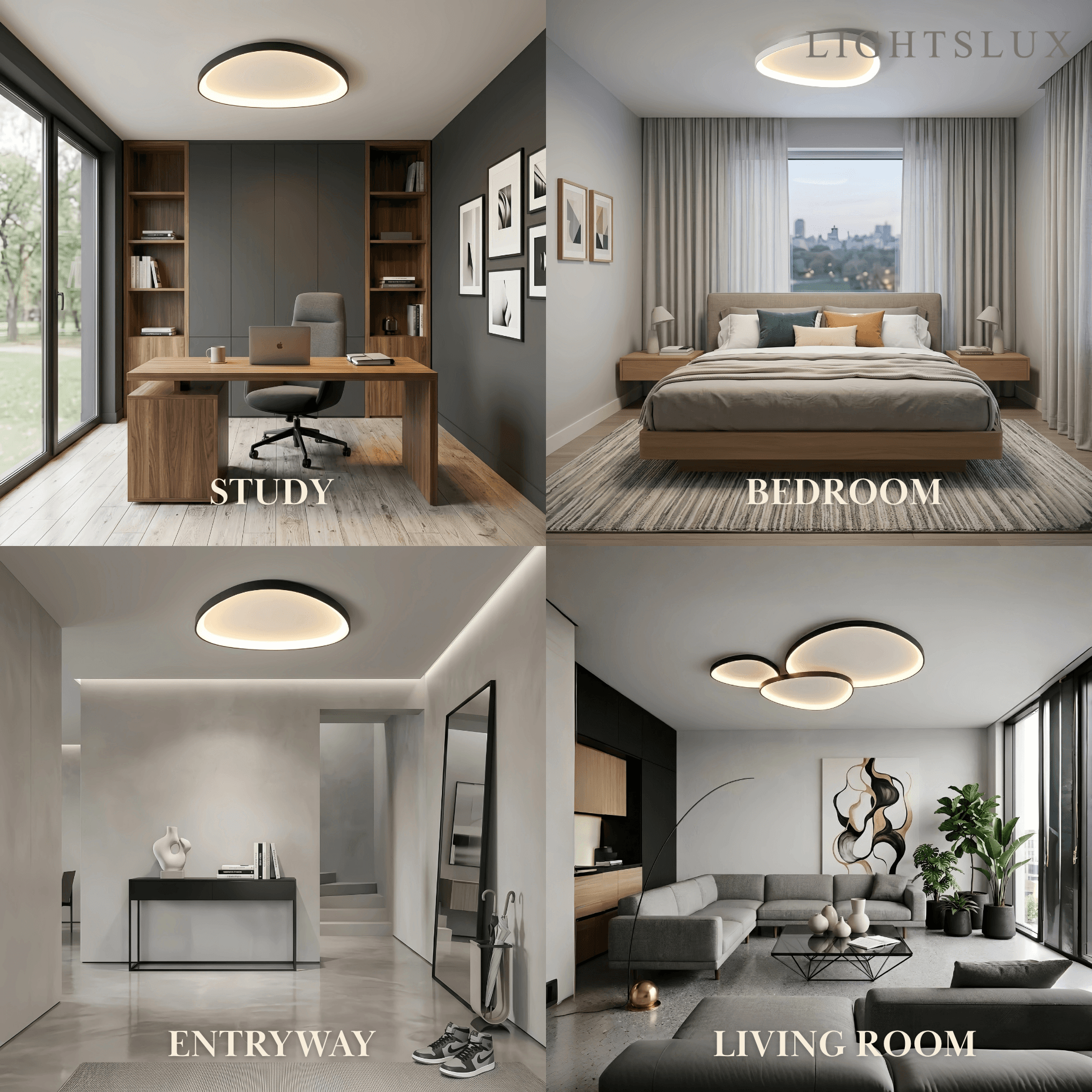 Vivara Minimalist Low Profile Ceiling Light