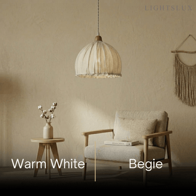 Zenno Minimalist Fabric Pendant Light 