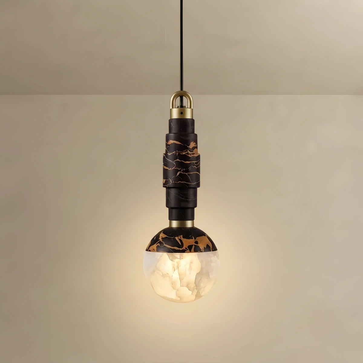 Alba_Minimalist_Marble_Alabaster_Pendant_Lamp_--_Black_Brown_White_for_Indoor_Damp